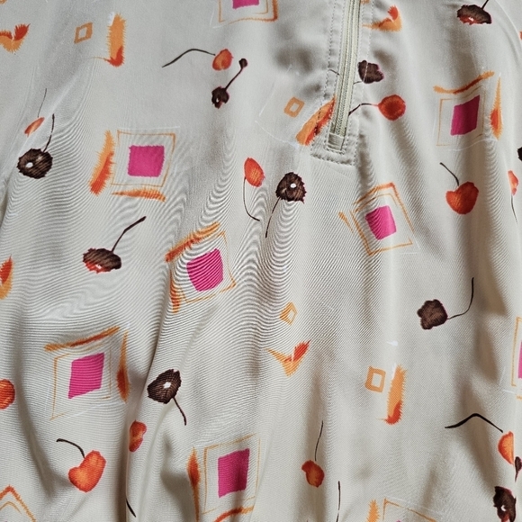 Michelle McGann by Bette & Court golf vintage 80s all over print windbreaker - Picture 2 of 6